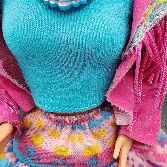 Vintage 1989 Barbie Western Fun Doll Mattel Blonde Pink Outfit No Original Boots - Picture 3 of 12